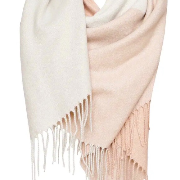 Soia & Kyo Womens Multicolor Colorblock Fringe Hem Open Front Poncho Sweater - Picture 9 of 12